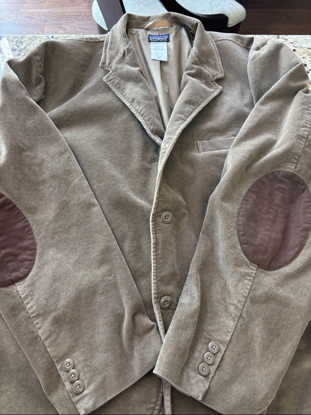 Patagonia Brown Corduroy Blazer with Elbow Patches